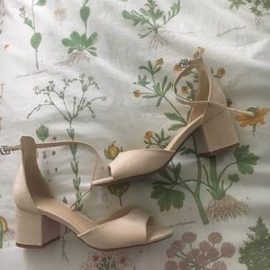 Nude Chunky Heel